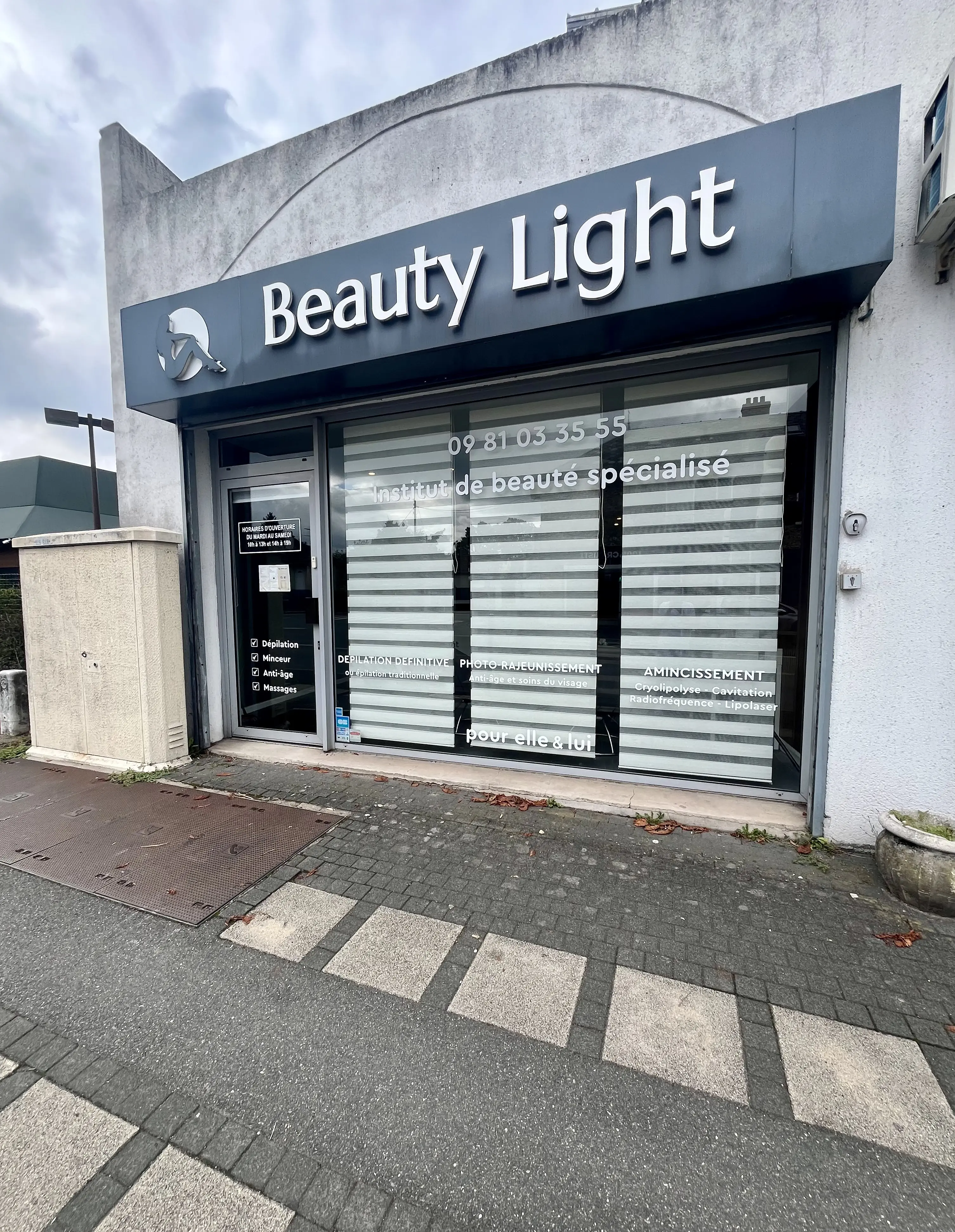 Beauty Light Institut - Façade du salon de beauté esthétique à Vigneux-sur-Seine 91270