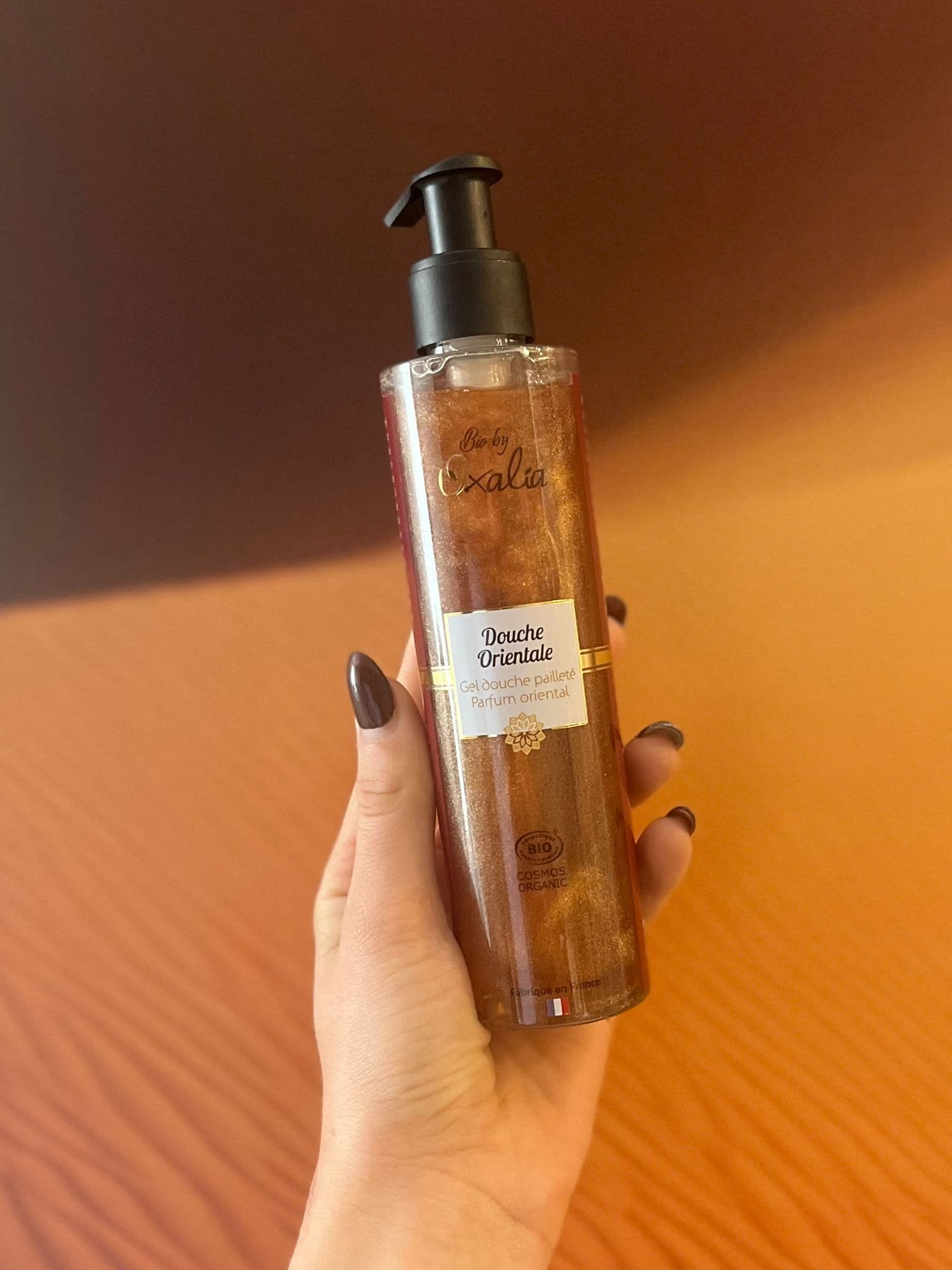 Gel douche pailletée oriental